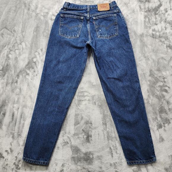 Vintage Levi's Jeans Womens 12 Blue 550 Relaxed Fit Tapered Leg High Rise Casual - Picture 3 of 12
